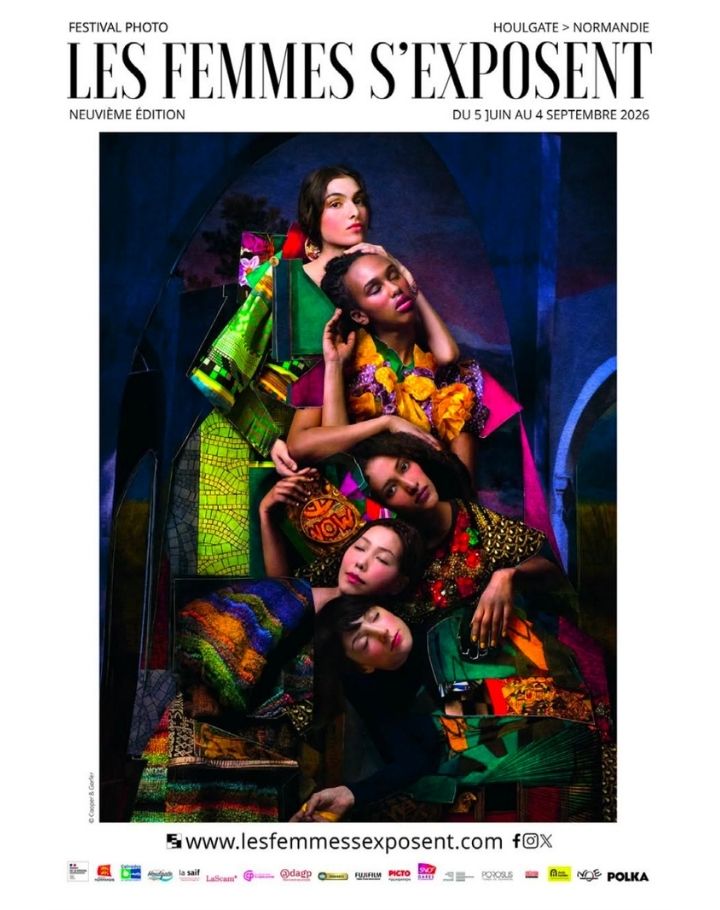 Affiche du festival photo Les Femmes s’Exposent 2026 à Houlgate, dédié aux femmes photographes
