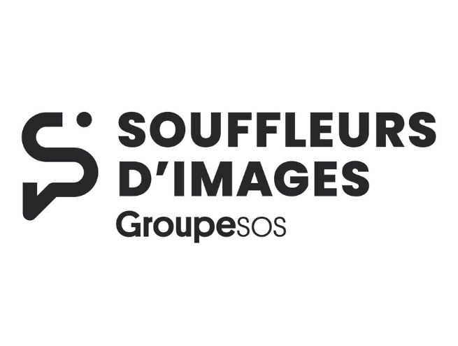 Logo noir Souffleurs d'Images Groupe SOS