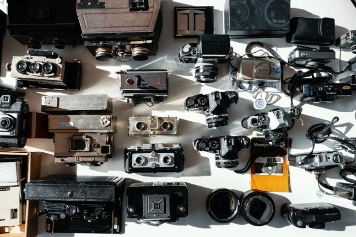 Materiel photo ancien et tirage vintage
