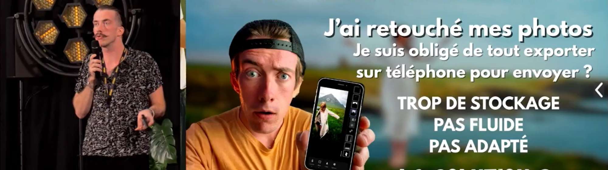 Conference sur les retouches au téléphone