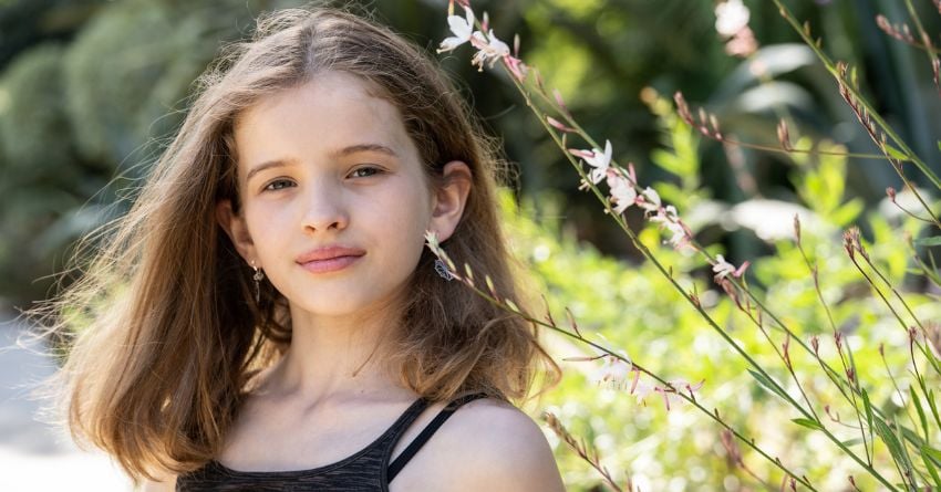 Photographie portrait d'une jeune fille