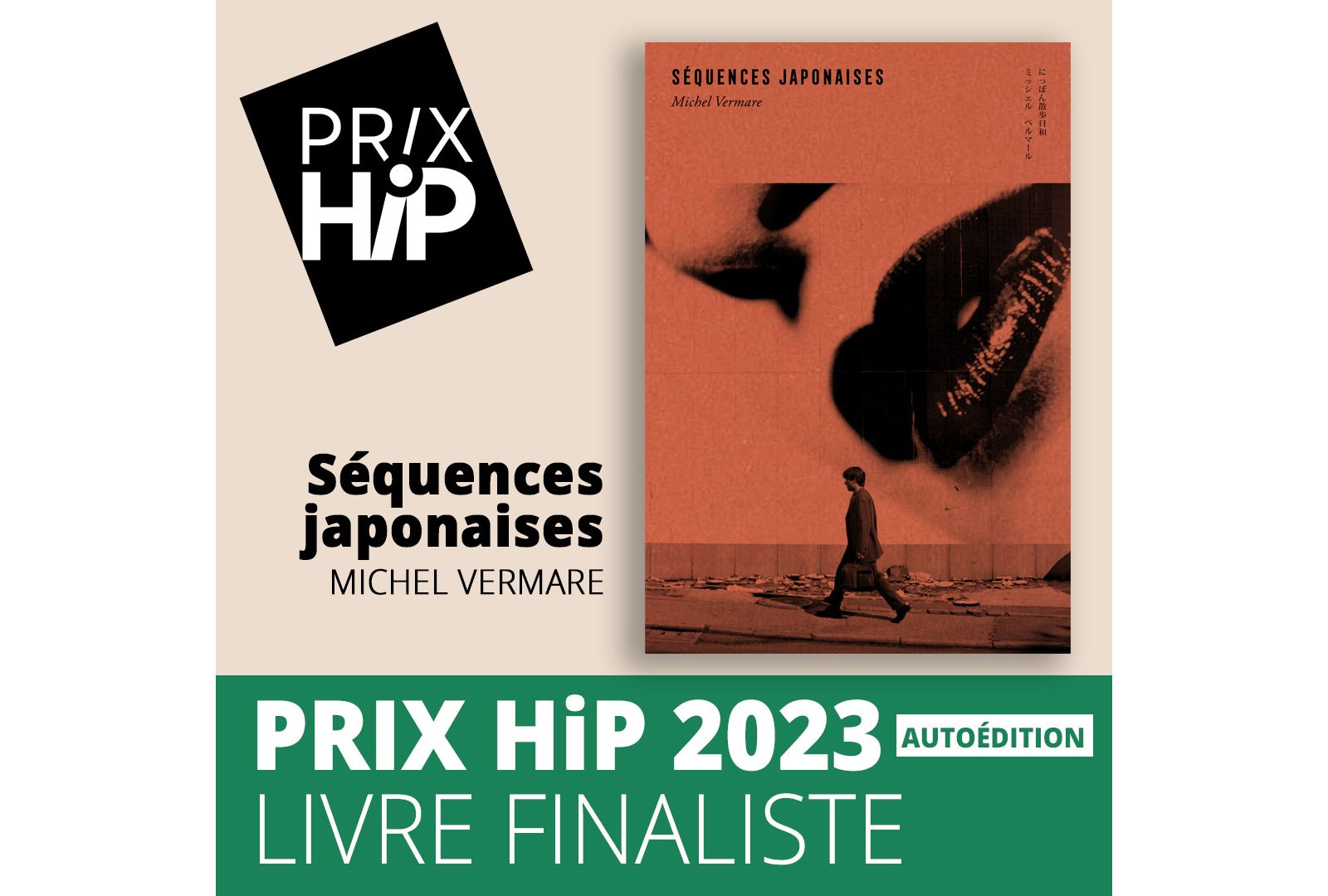 Les prix HiP 2023 Livre finaliste autoédition